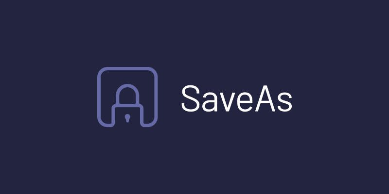 SaveAs